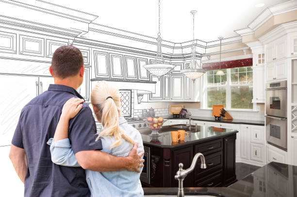 Professional Kitchen Island Installation technician working in Edgewater, MD